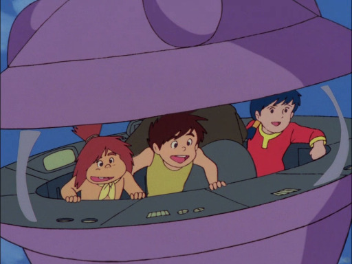 Future Boy Conan 12 flying machine